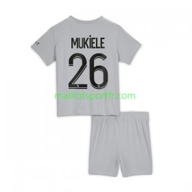 Maillot de Foot Paris Saint Germain Mukiele 26 Enfant Exterieur 2022/23